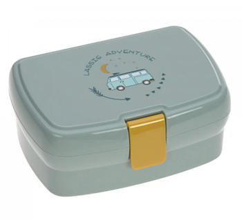 Lunchbox med avdelare för barn - Adventure Bus - Lässig