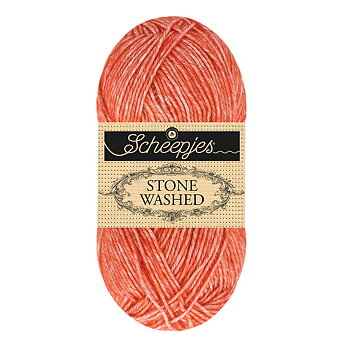 Stone Washed Realgar Red 843