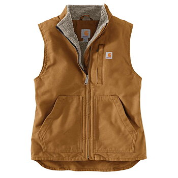 SHERPA LINED MOCK NECK VEST WOMEN (104224)