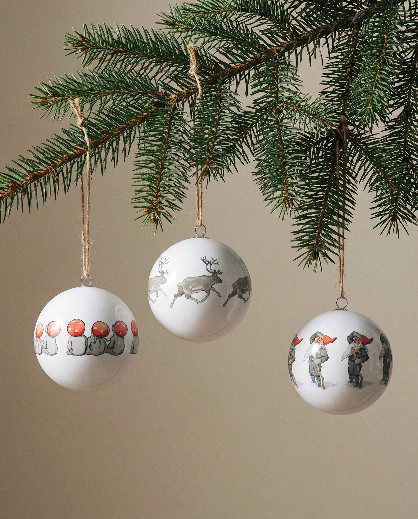 Elsa Beskow Julgranskulor 3-pack - Tomtebobarnen - 2
