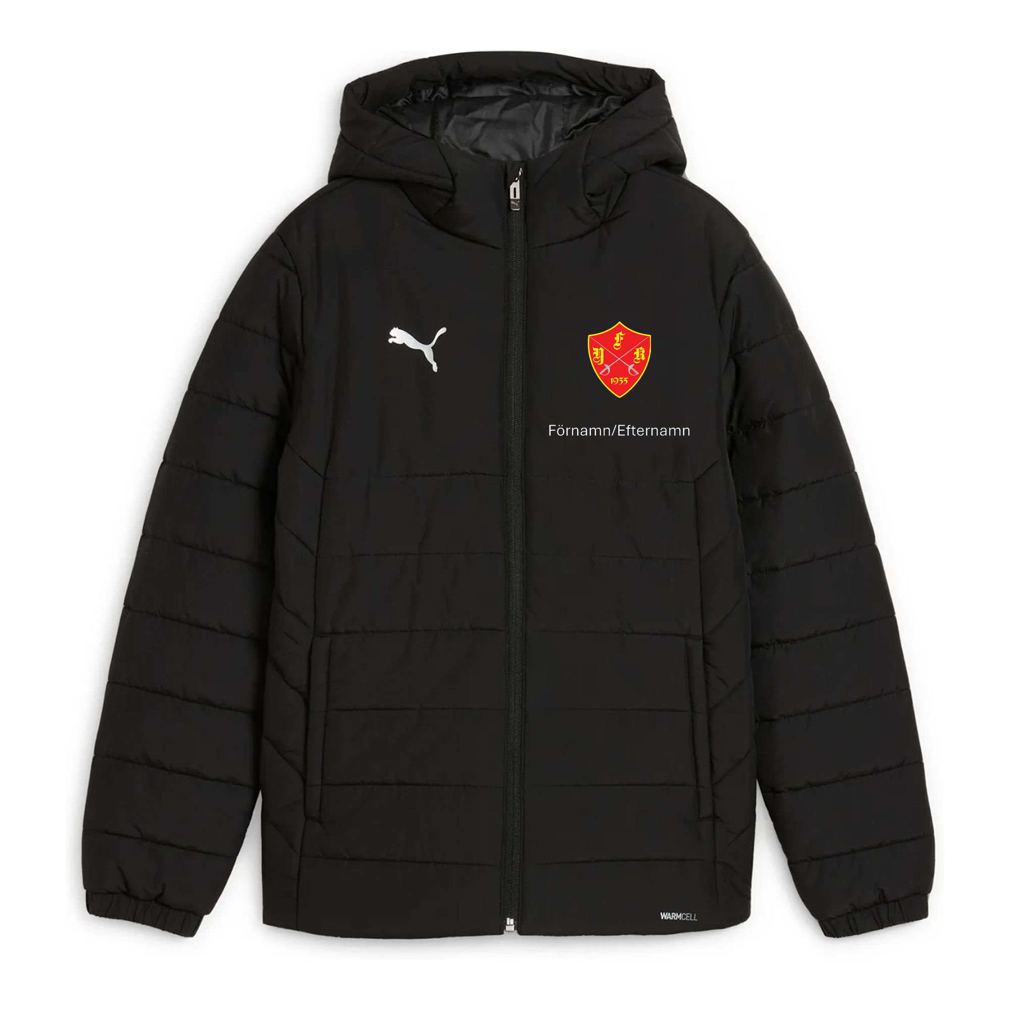 Puma Teamadditions Hooded Padded Jacket Sr (Ystad Fäktklubb)