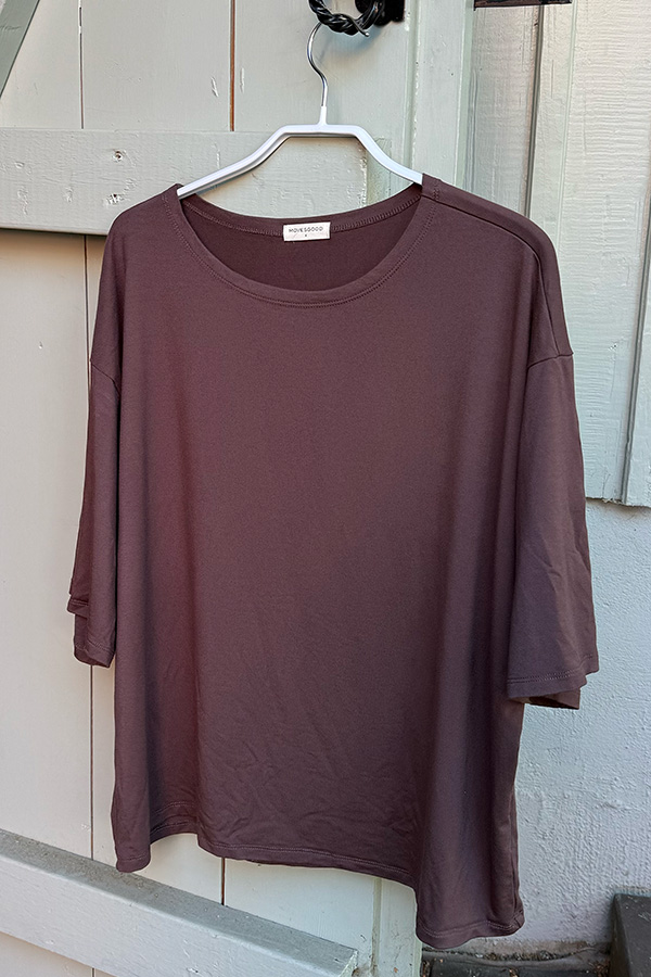 Movesgood - Olivia Top Dark Plum - 2