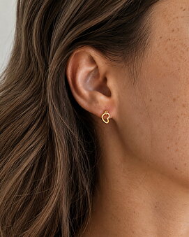 Love Vibe Drop Studs Guld