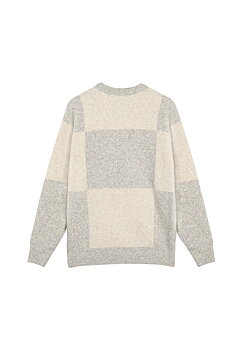 Signal - Vilmer Panel Knit - Mid Grey