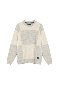 Signal - Vilmer Panel Knit - Mid Grey