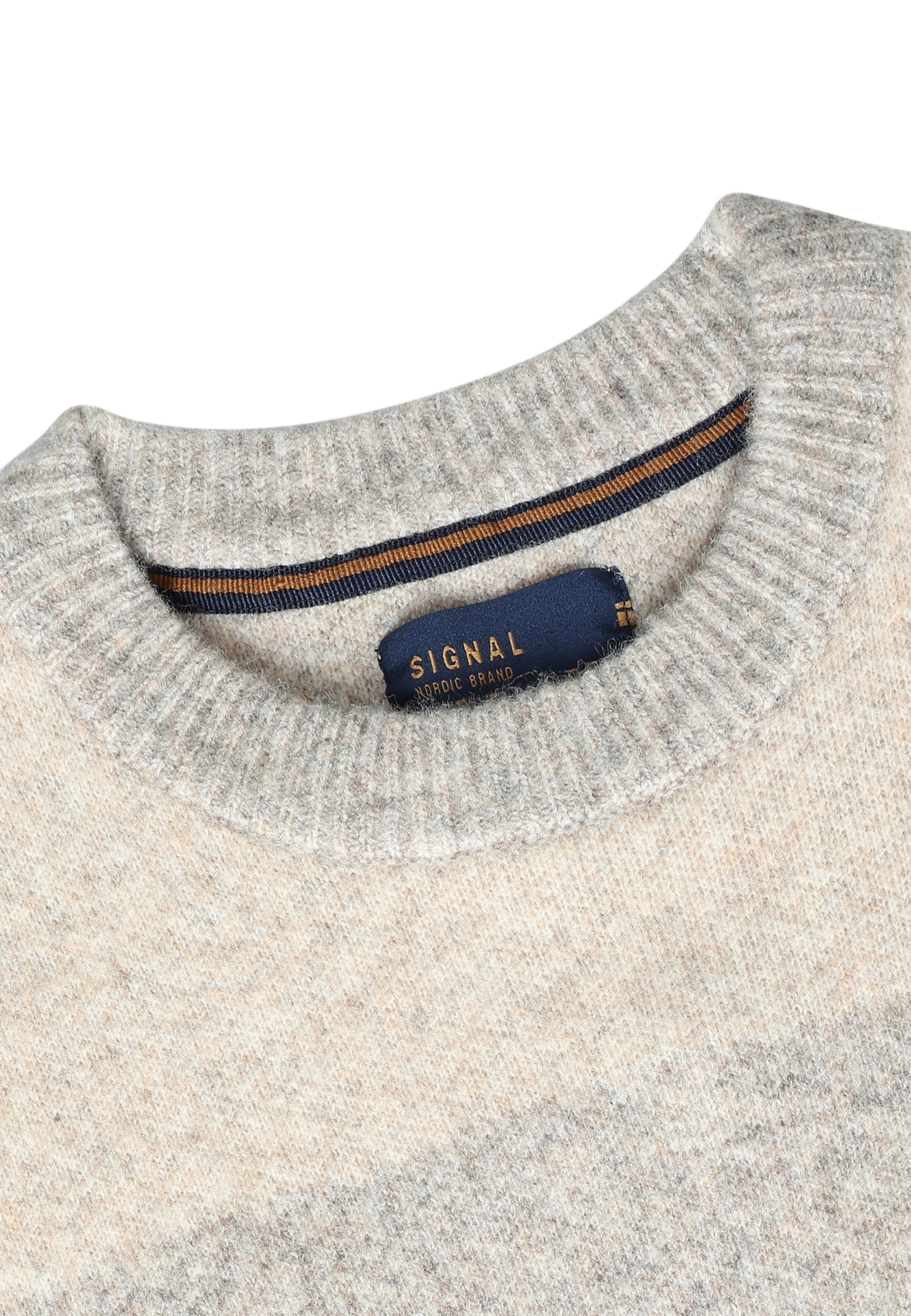 Signal - Vilmer Panel Knit - Mid Grey - 3