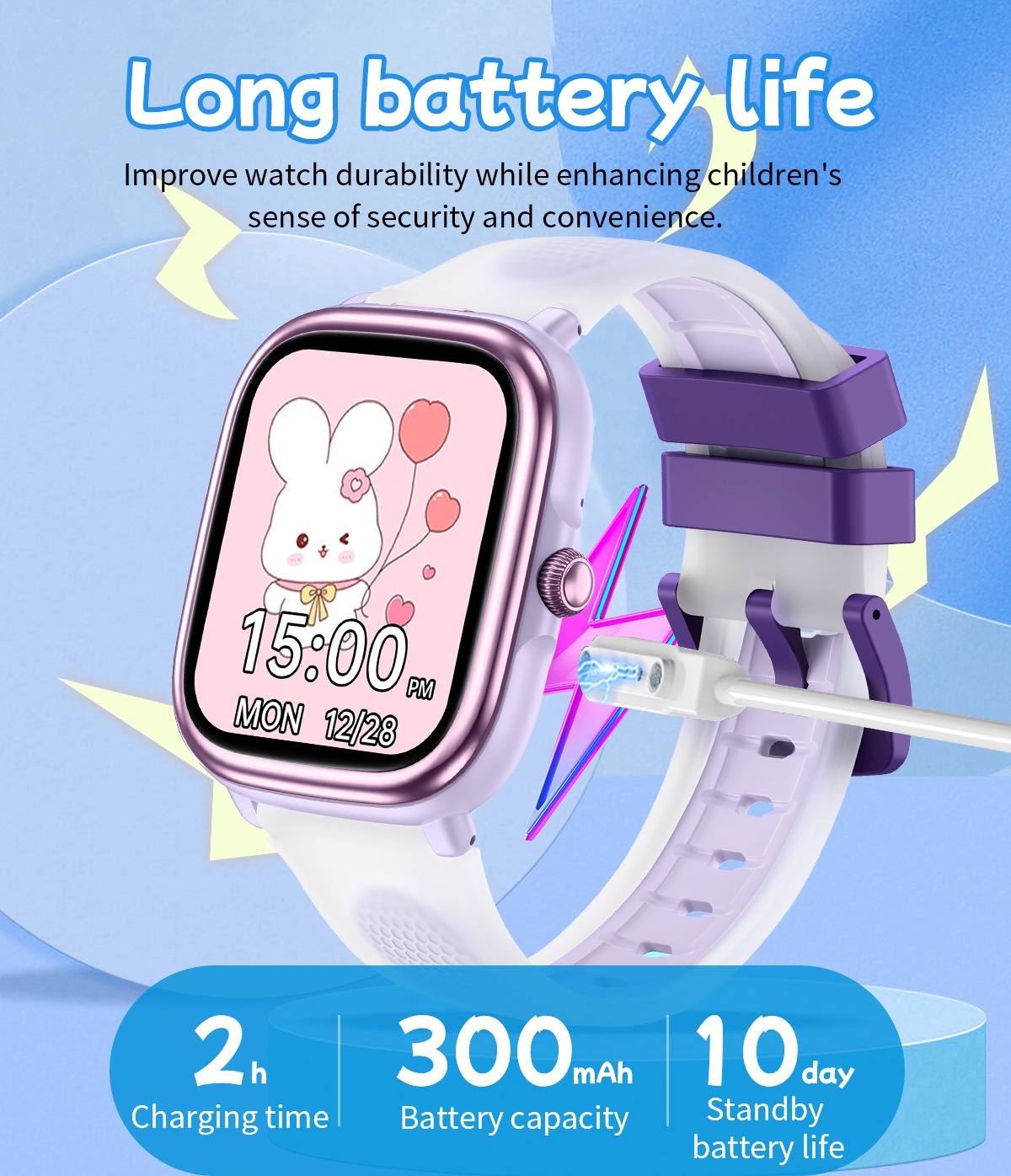 Safebuddy Smart Watch Kids GTM Blue - 19