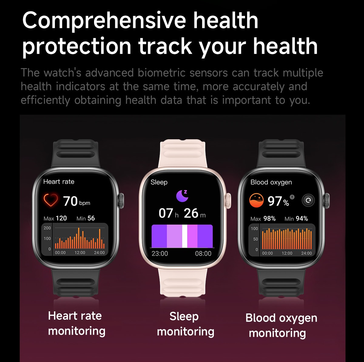 Philippe Palmer Smart Watch LP45 Blue - 15