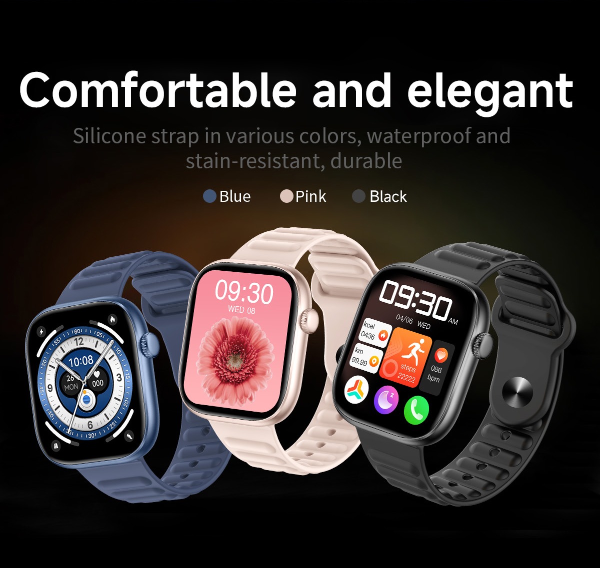 Philippe Palmer Smart Watch LP45 Pink - 20