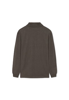 Signal - Neil LS Polo Shirt - Brown Coffee