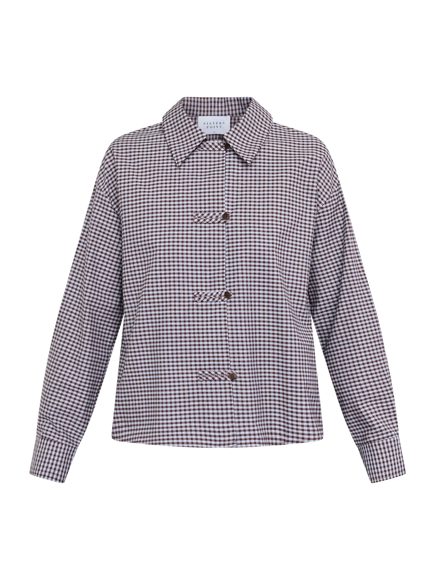 Victor Shirt - Brown Check - Sisters Point - 4
