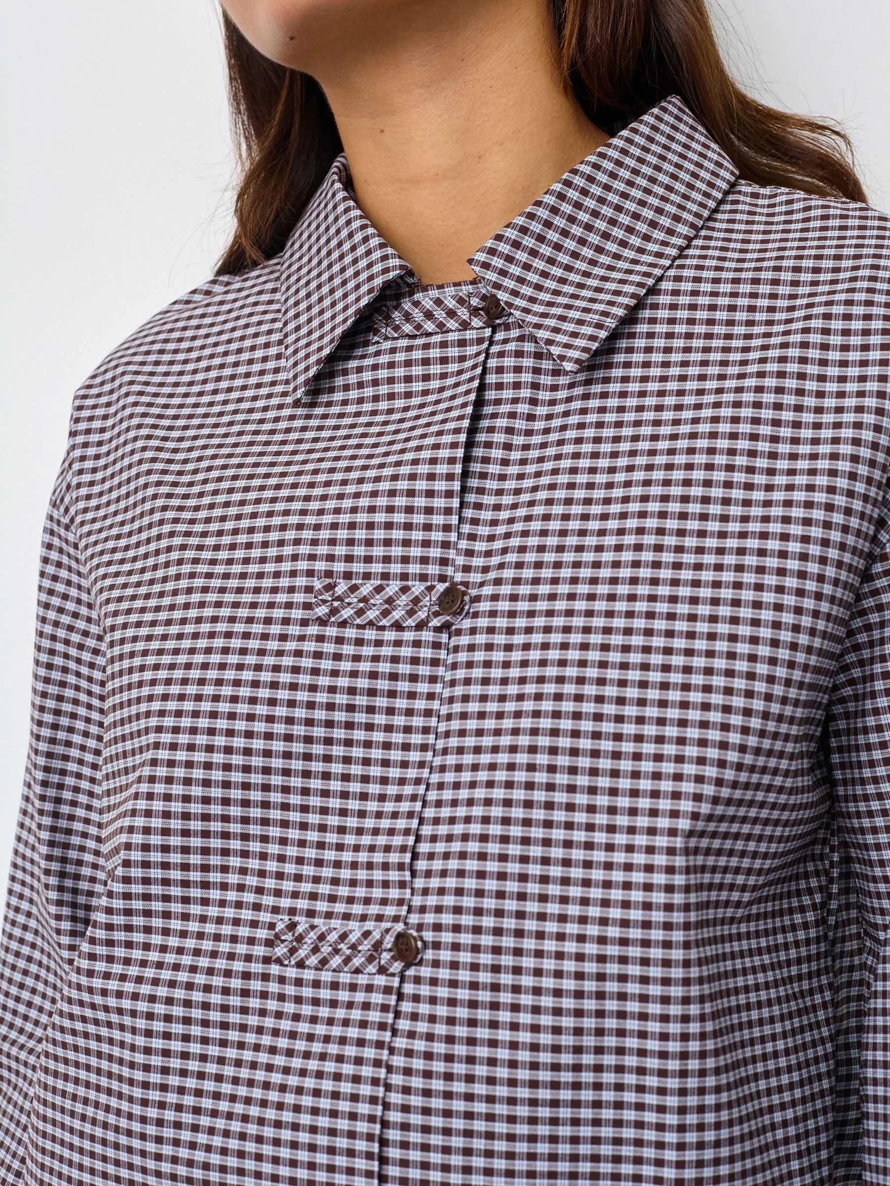 Victor Shirt - Brown Check - Sisters Point - 3