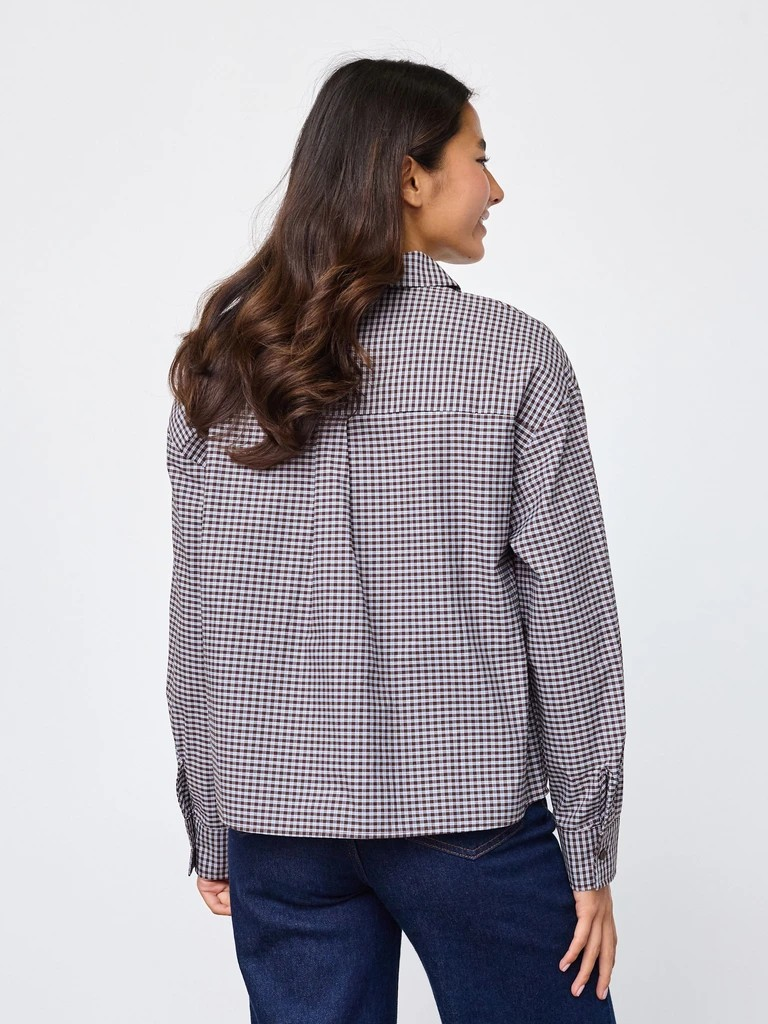 Victor Shirt - Brown Check - Sisters Point