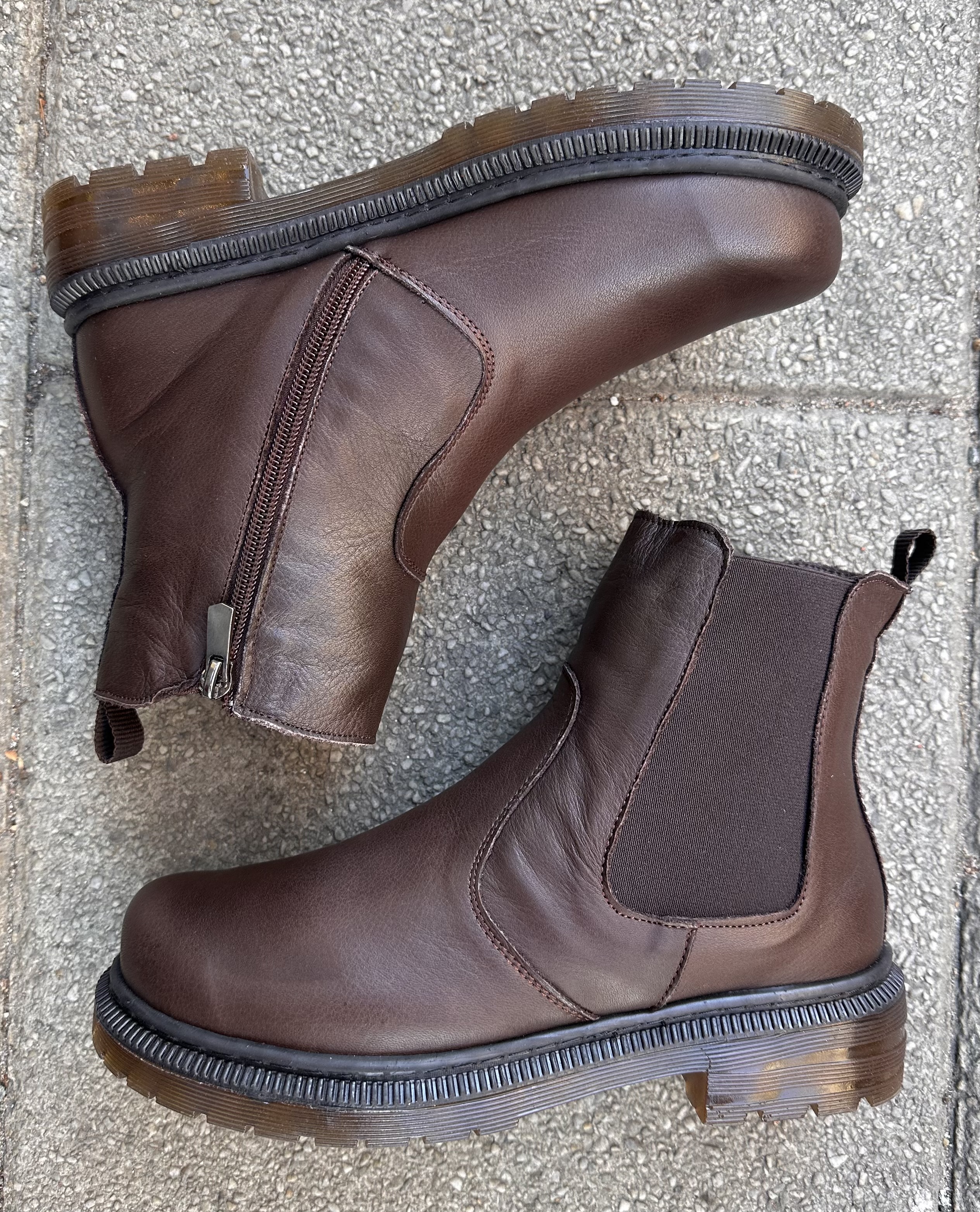 Coola Chelsea boots från Charlotte of Sweden, mörkbrun - 2