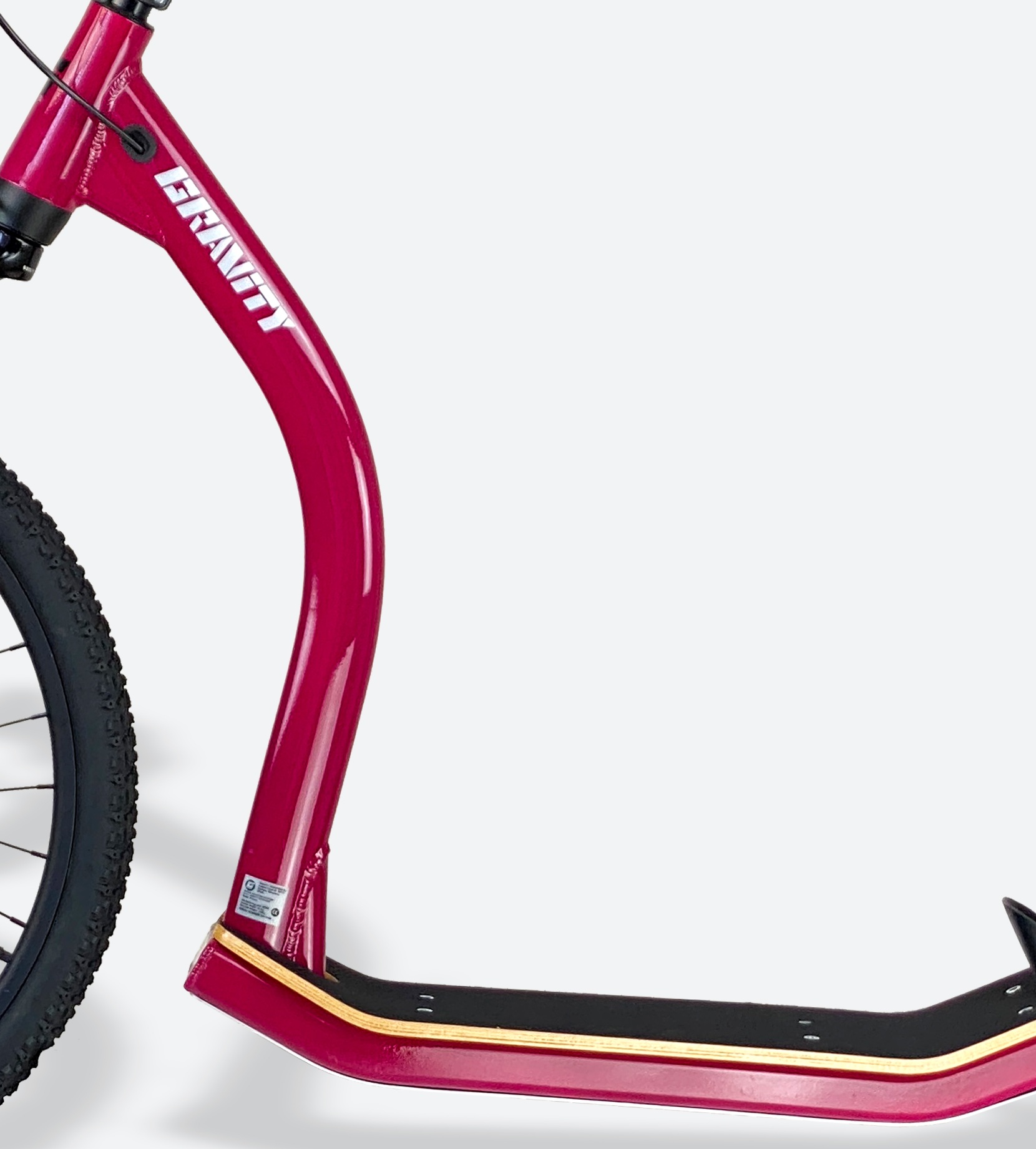 GRAVITY sparkcykel MUSHING PRO 26-20 Bourgogne