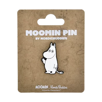 Mumin pin i metall - Mumintrollet