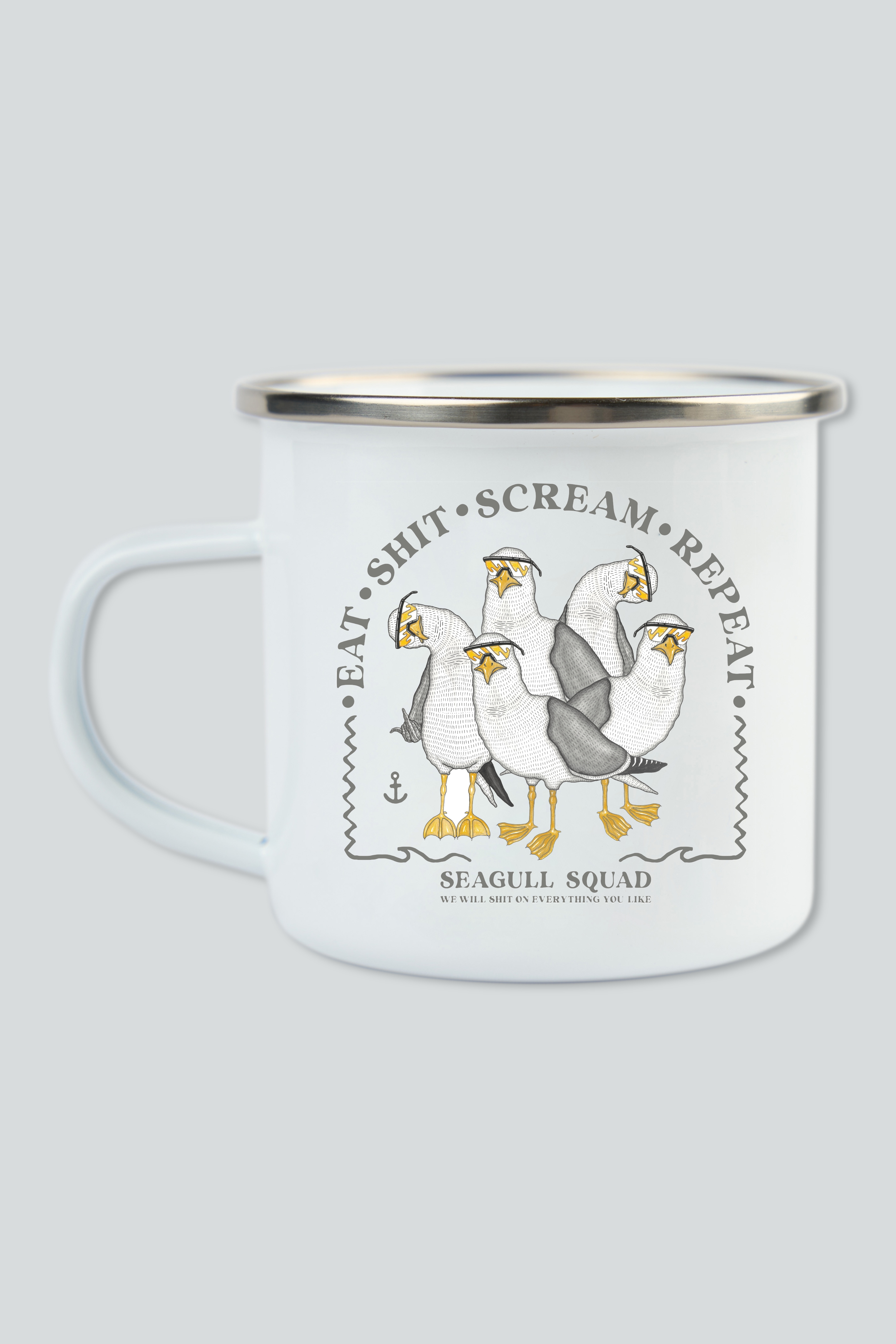 Lakor Seagull Squad Emaljmugg 