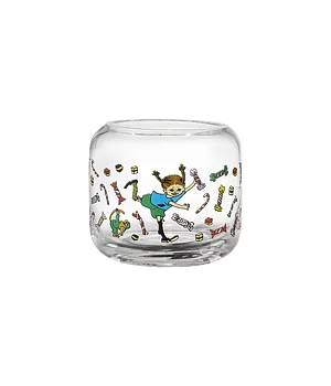 Pippi Longstocking candle holder/bowl 8 cm - Candy