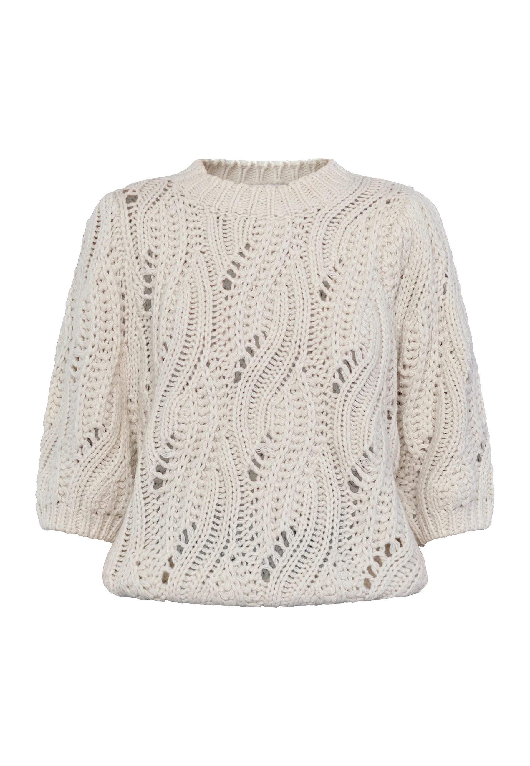Leonora Pullover - Porcelain - Sisters Point - 4