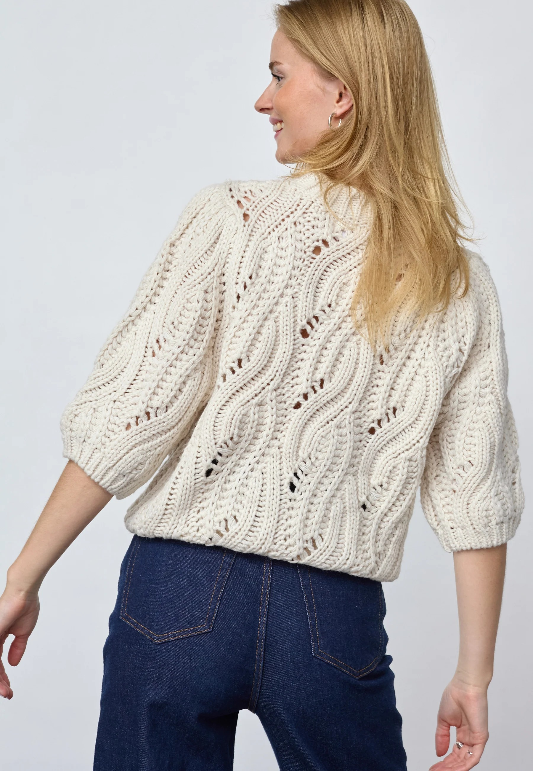 Leonora Pullover - Porcelain - Sisters Point