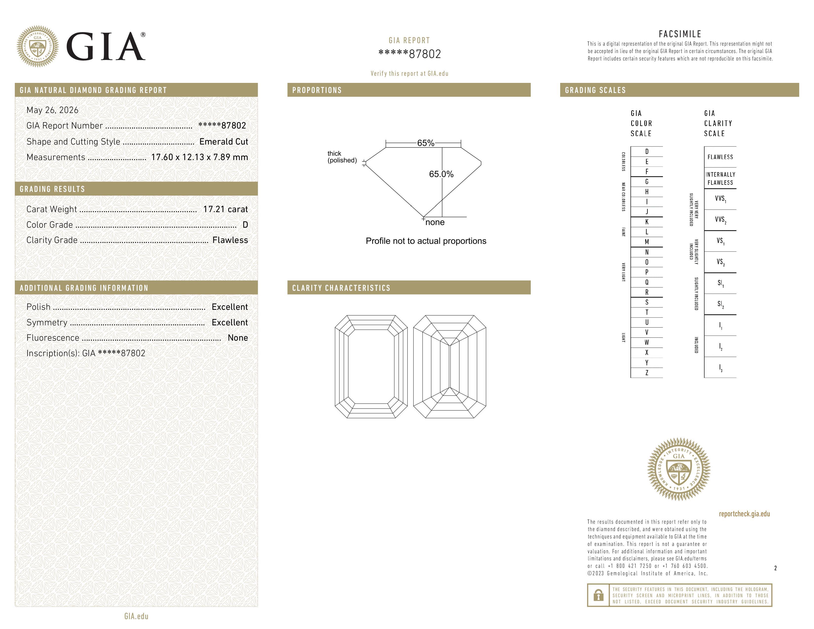 17.21 ct D.FL. IIA - 2