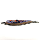 Aimo Nietosvuori (1960s) Pottery/Iron Fish Wall Plaque 30 cm #857