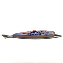 Aimo Nietosvuori (1960s) Pottery/Iron Fish Wall Plaque 30 cm #857