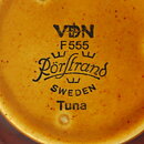 カールハリー・スタルハーネ  Tunaシリーズ  黄/茶色の装飾のティーカップ  (ソーサーなし)  1971年    [サンプル画像] 