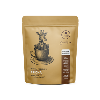 Pedron Caffé - Aricha - Natural - Ethiopia - Mellanrostade kaffebönor - 250g