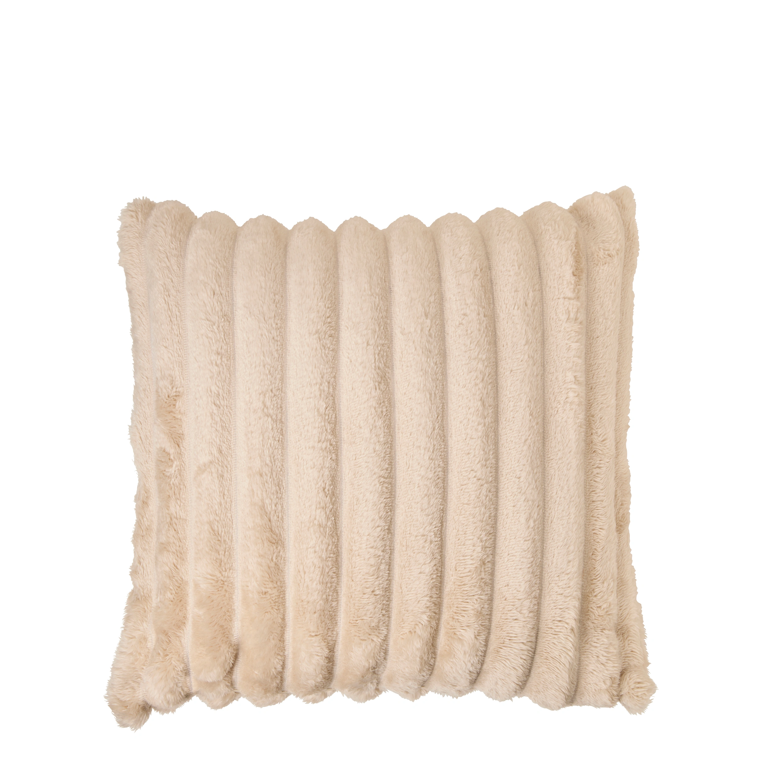 Soft and Cozy Cushion Cover Beige 45x45 cm - 3