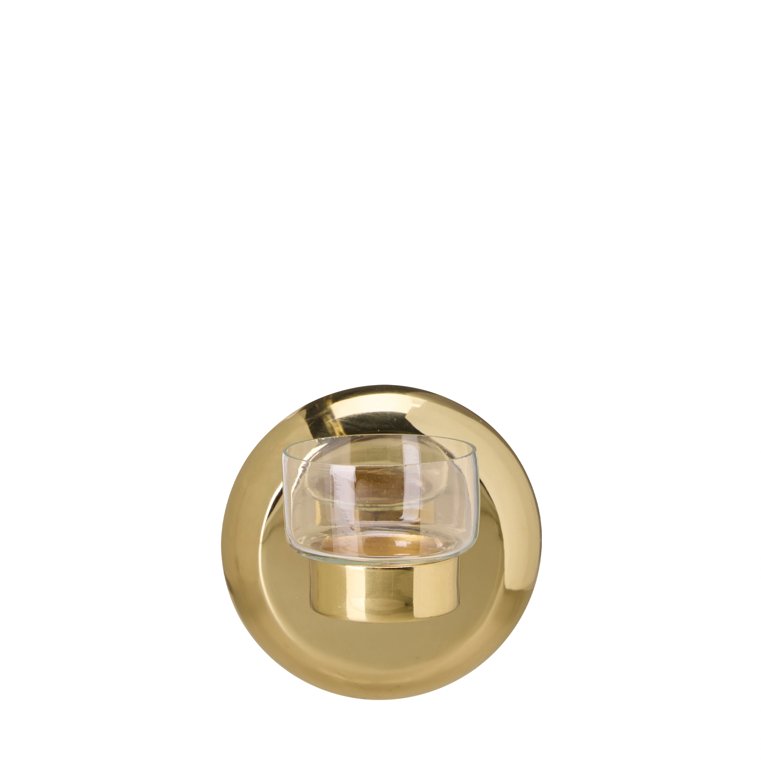 Brass wall sconce for tea light - 3