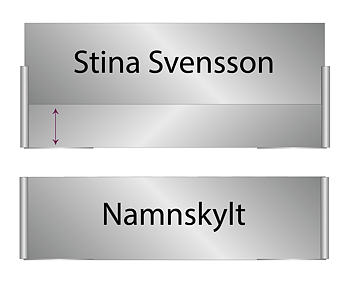 Flyttbar skylt - I  serien drop
