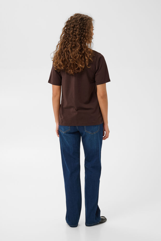 Gith sequin t-shirt brown - 3