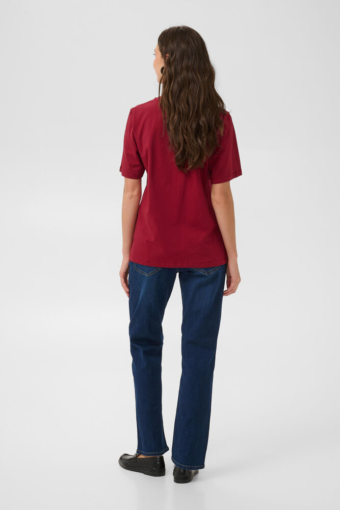 Gith sequin t-shirt red - 4