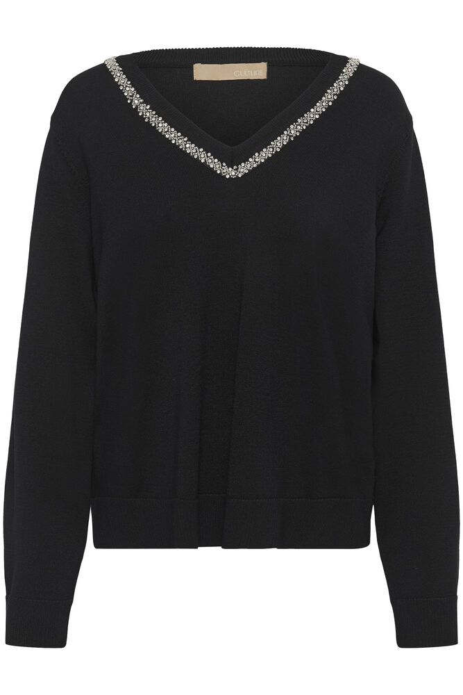 Annemarie V-neck pullover black - 5