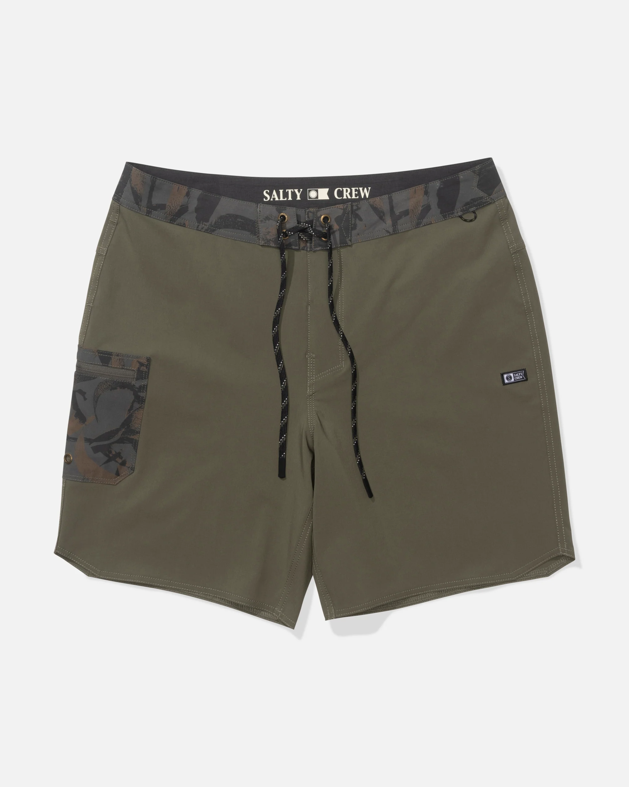 Salty Crew Board Shorts, Session, Dusty Olive