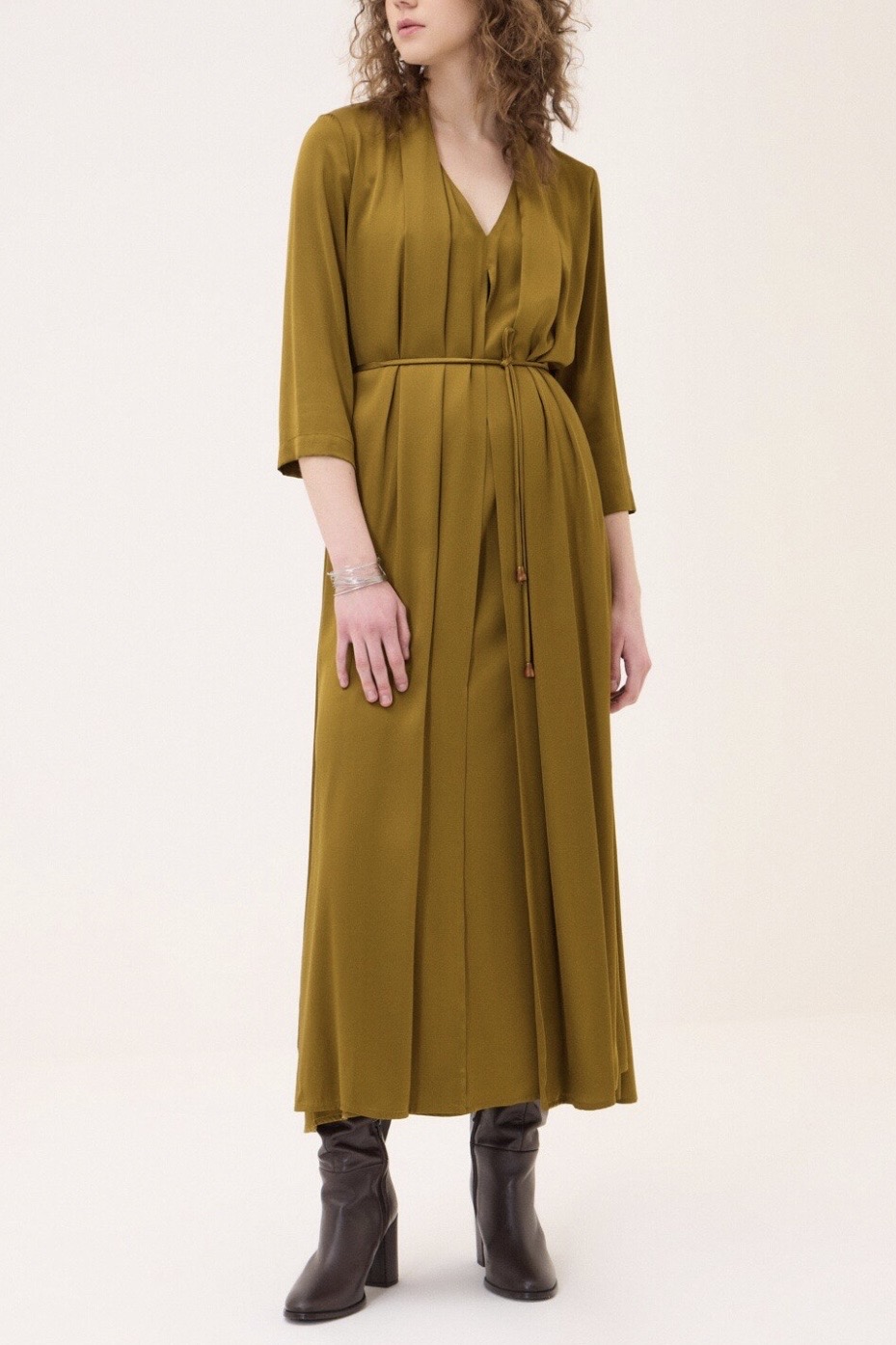 OttodÁme - Midi Dress With Belt - 2