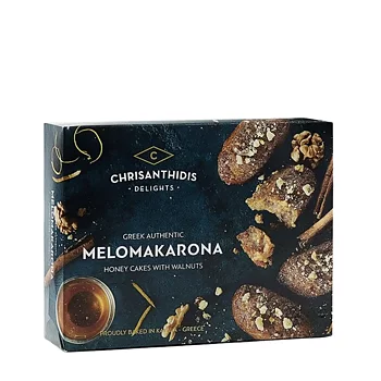 Traditionella grekiska kakor med honung, valnötter och kryddor Melomakarona 450 g 