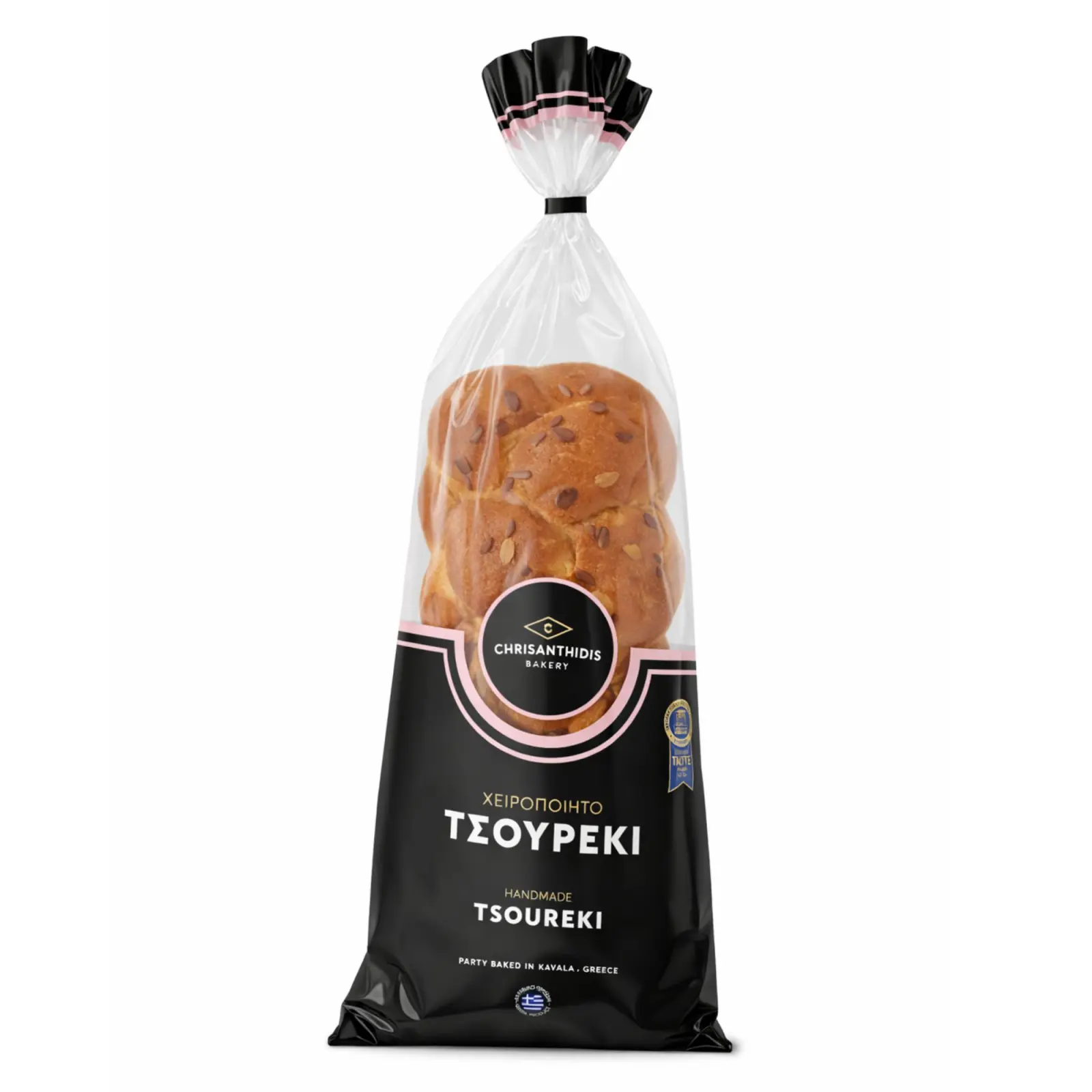 Traditionell grekisk Tsoureki med aromatiska kryddor Tsoureki  450 g 