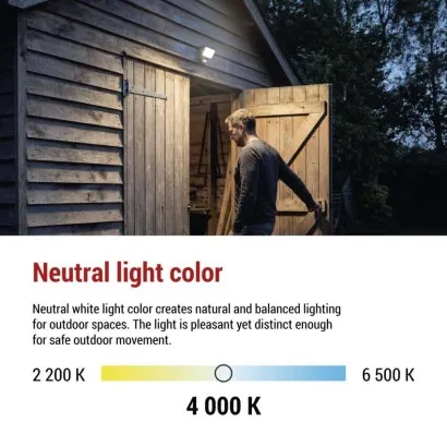 EMOS Strålkastare TAMBO EVO, 10W, 1000lm - Sensor - 8
