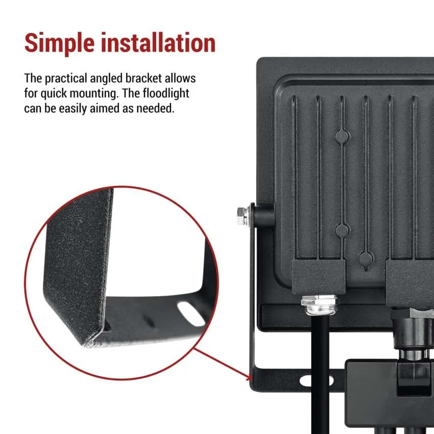EMOS Strålkastare TAMBO EVO, 30W, 3000lm - Sensor - 9