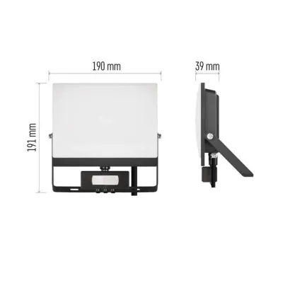 EMOS Strålkastare TAMBO EVO, 50W, 5000lm - Sensor - 3