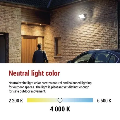 EMOS Strålkastare TAMBO EVO, 50W, 5000lm - Sensor - 7