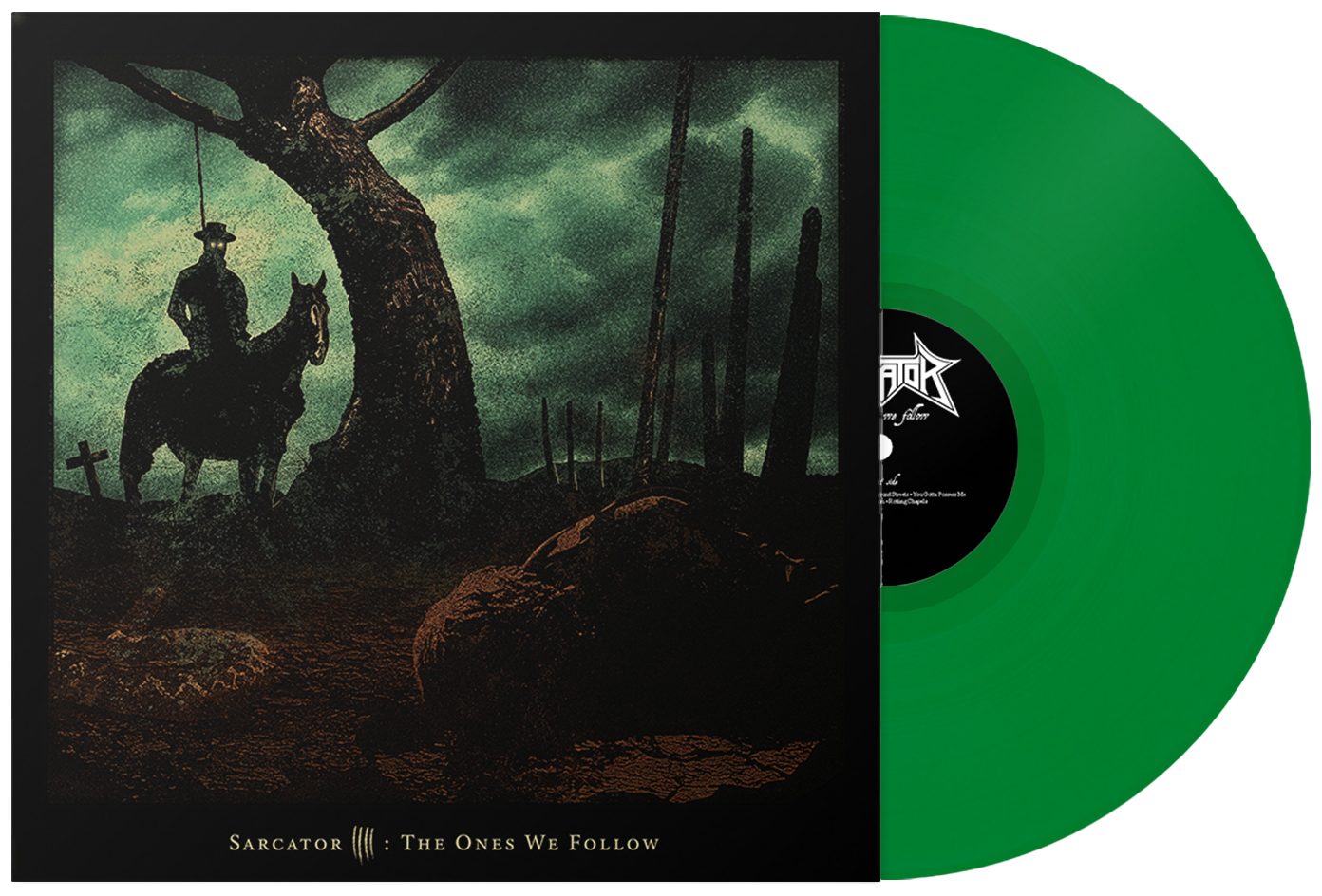 SARCATOR - The Ones We Follow LP GREEN VINYL (PRE-ORDER)