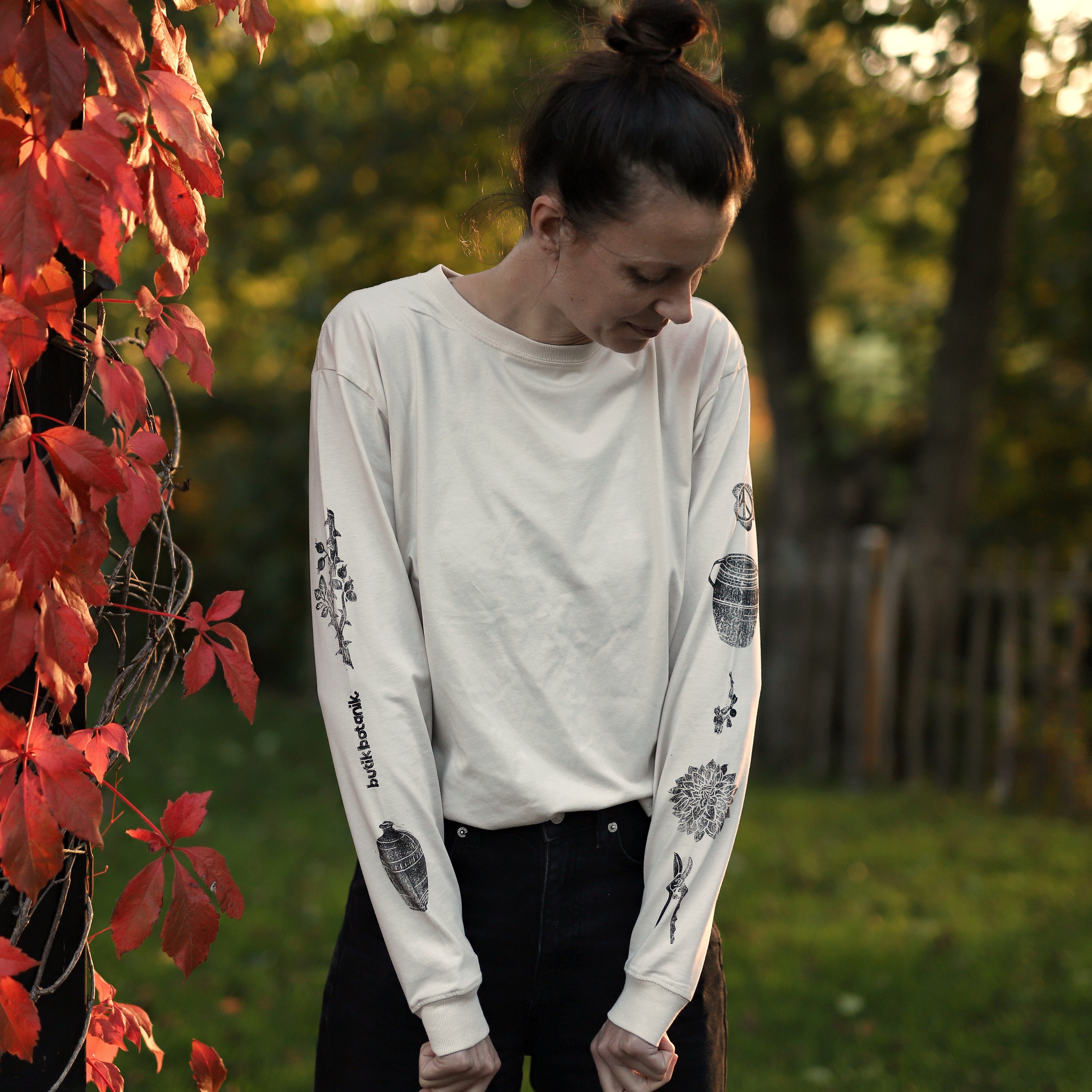 Långärmad t-shirt – butik botanik 