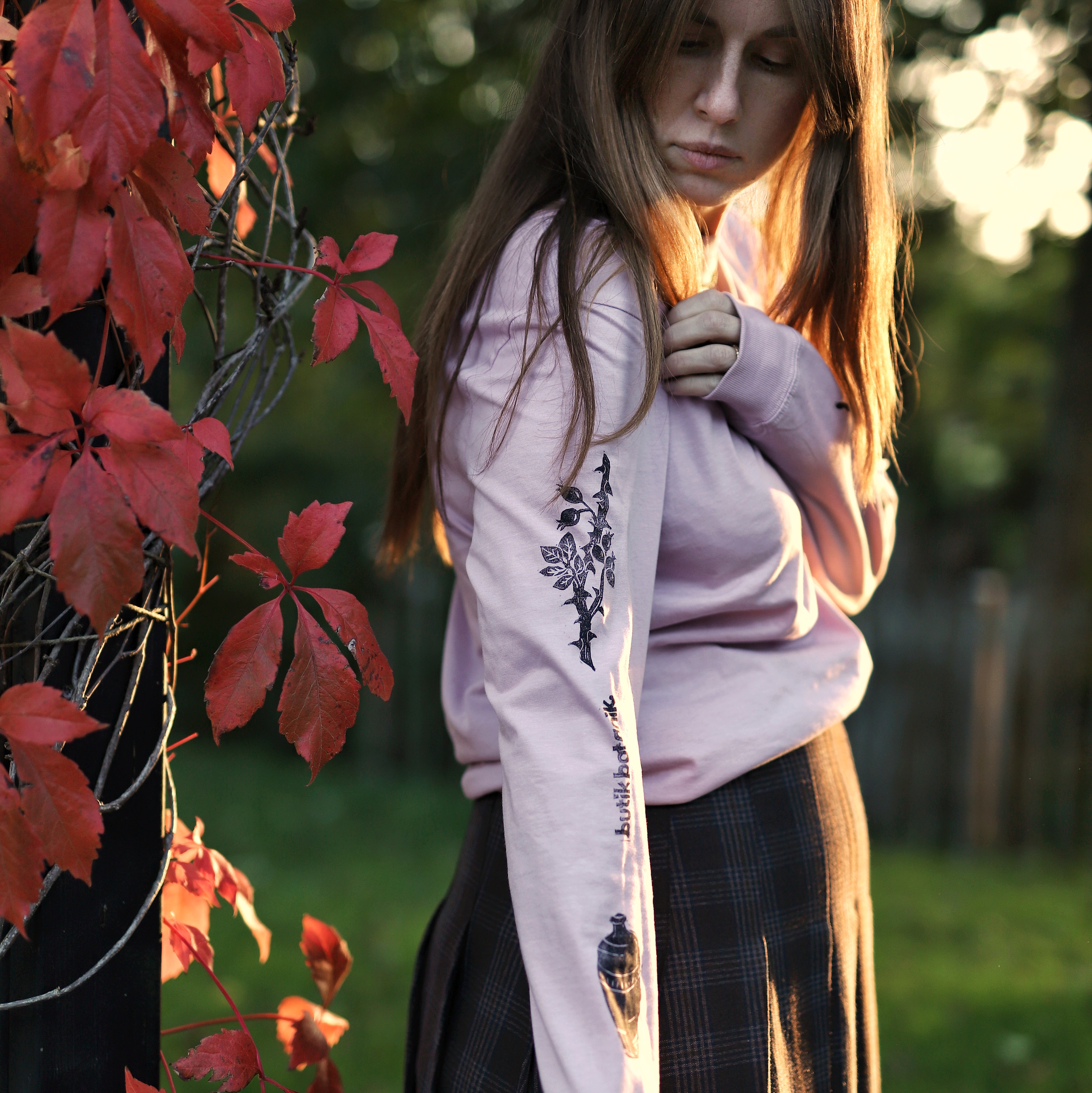 Långärmad t-shirt – butik botanik 
