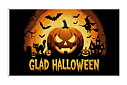 Glad Halloween flag