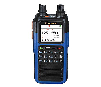 Wouxun med tre band, VHF/UHF och flygbandet