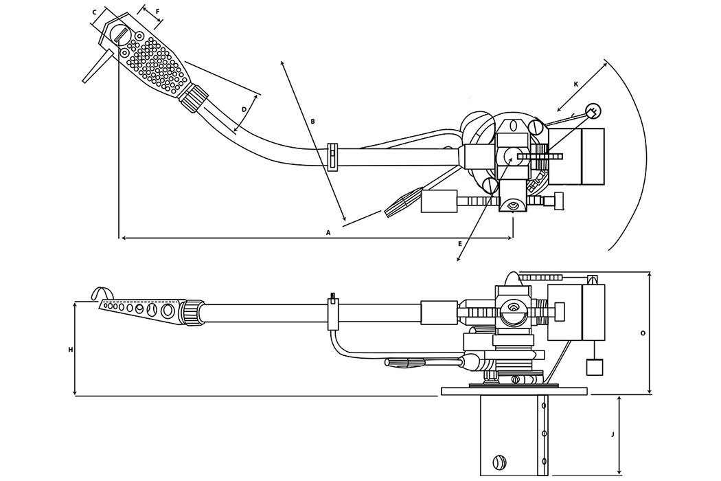 SME M2-9R (Svängd 9-tums tonarm) - 2
