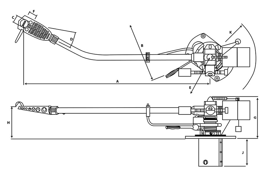 SME M2-12R (Svängd 12-tums tonarm) - 2